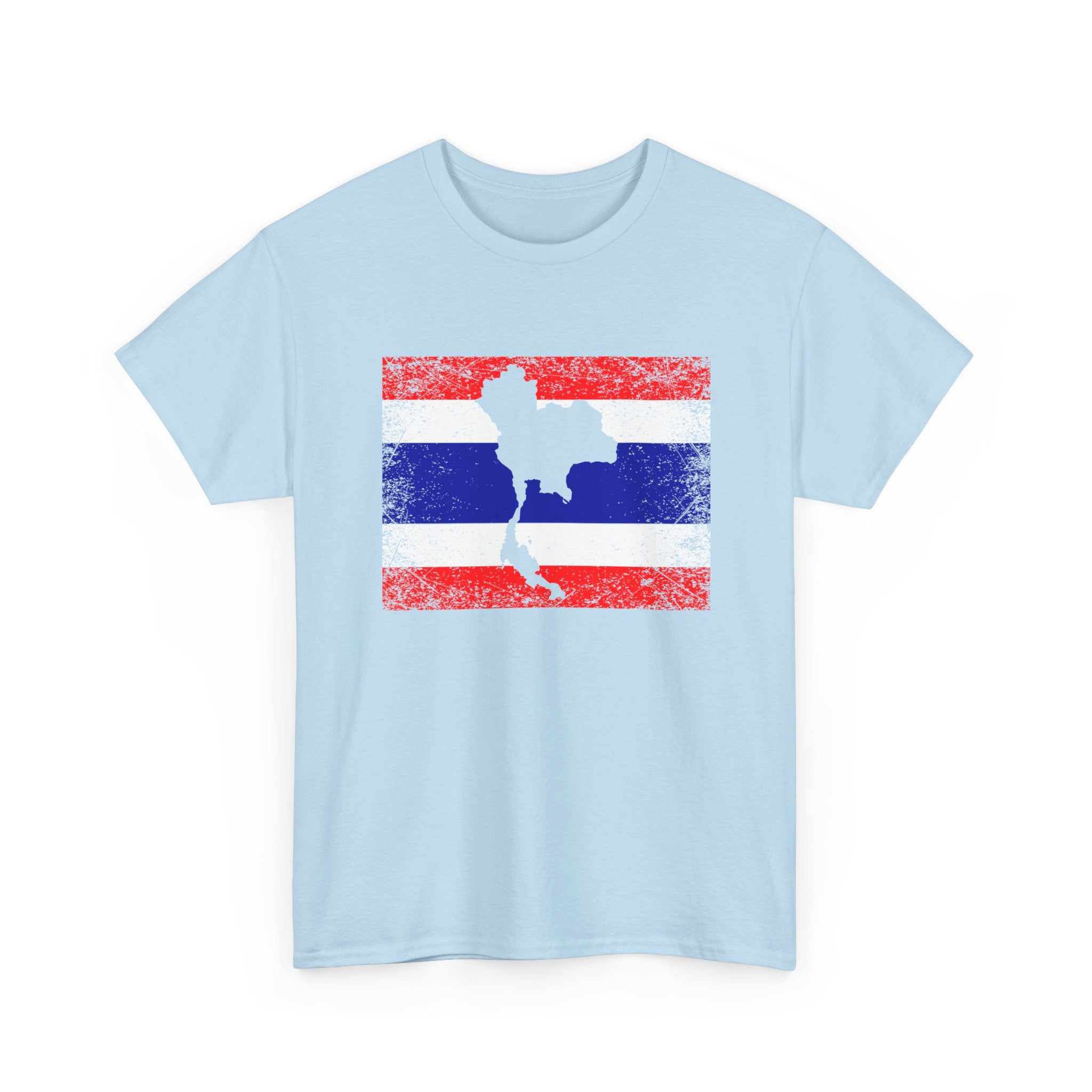 Thailand Flag Map Silhouette - Regular Unisex T-Shirt