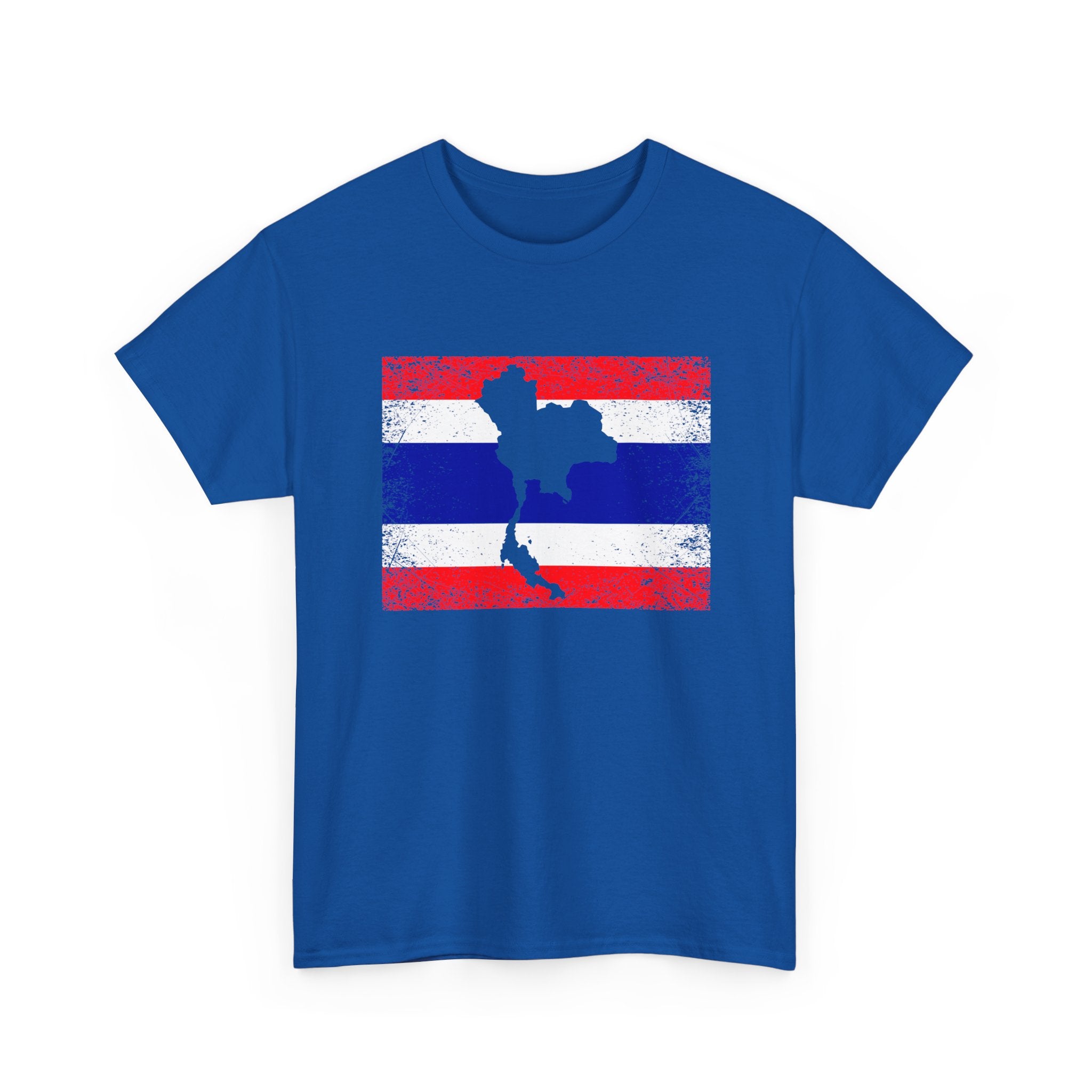 Thailand Flag Map Silhouette - Regular Unisex T-Shirt