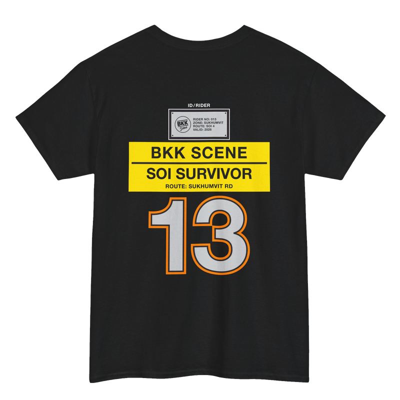 BKK Scene – Soi Survivor 13 Double-Sided Tee
