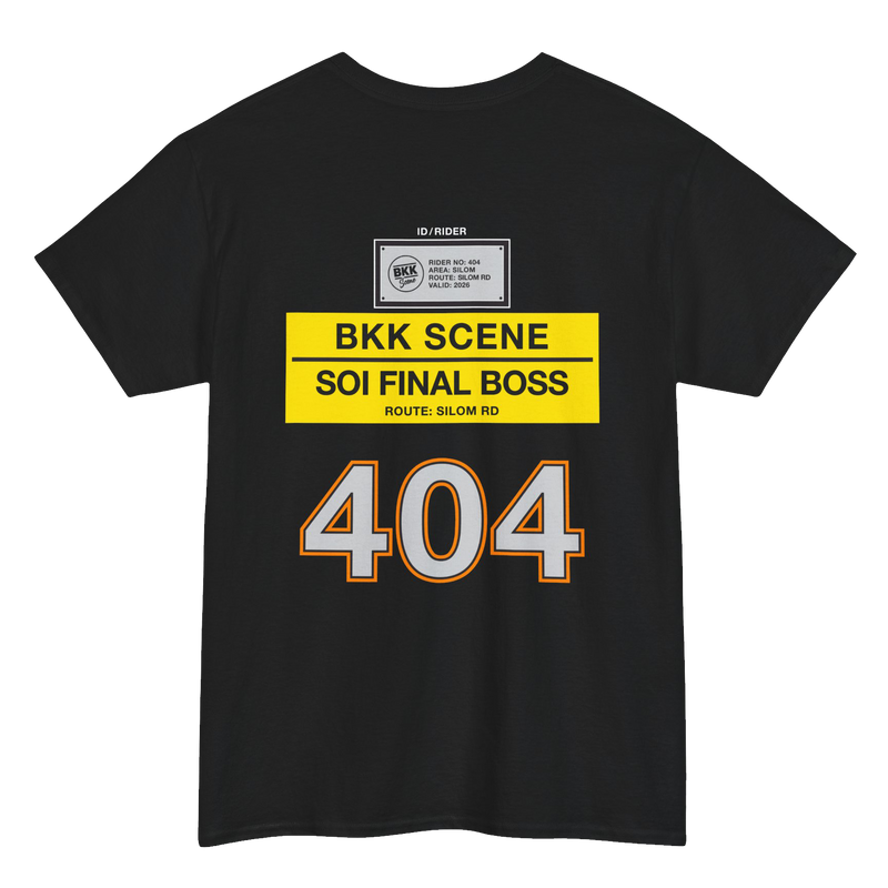 BKK Scene – Soi Final Boss 404 Double-Sided Tee
